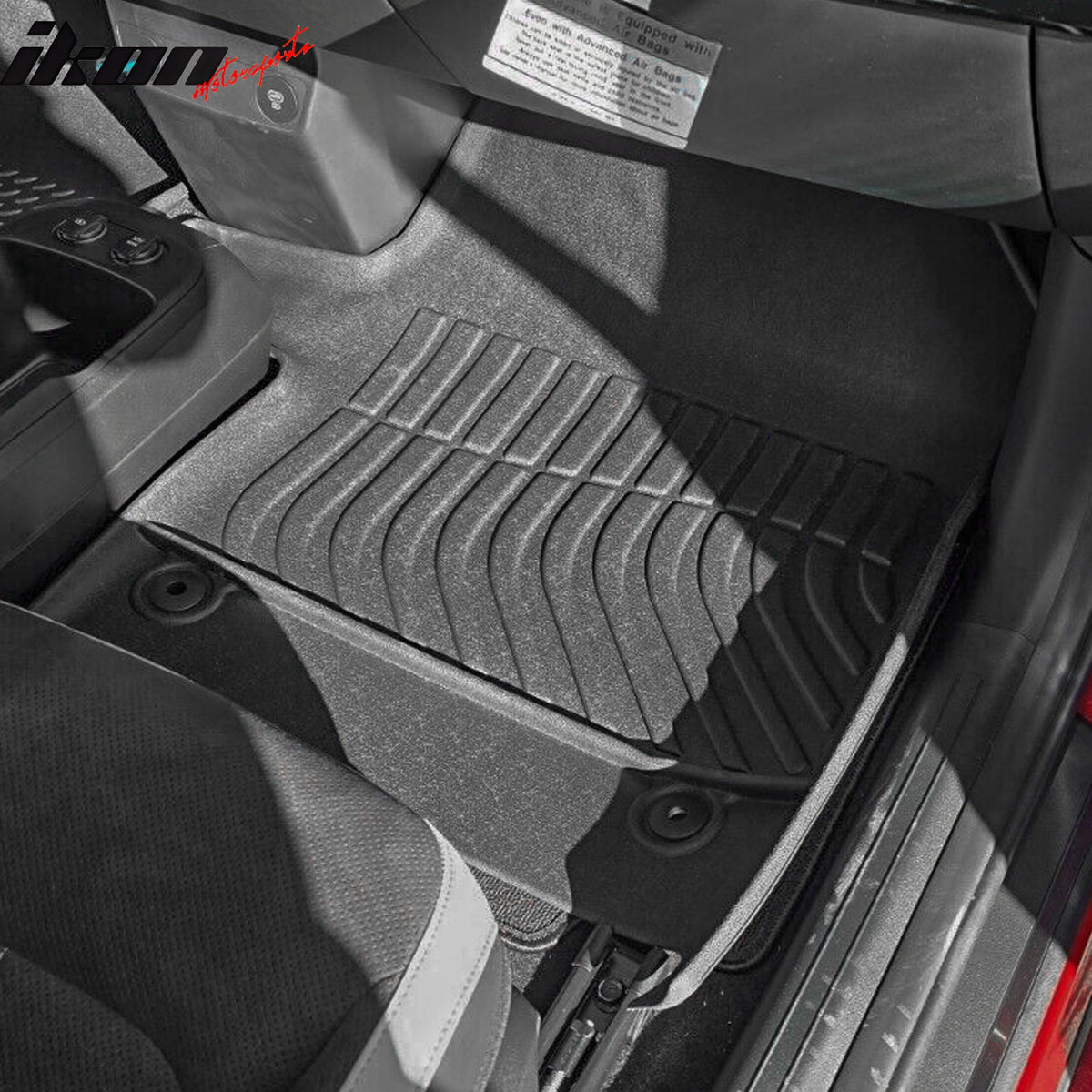 Fits 22-24 Kia EV6 All Weather 3D Molded Floor Mats Front Rear Carpets Liner TPE