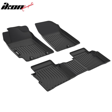 Fits 19-24 Kia Forte Non-Slip 3D Molded Floor Mats All Weather TPE Carpet 3PCS