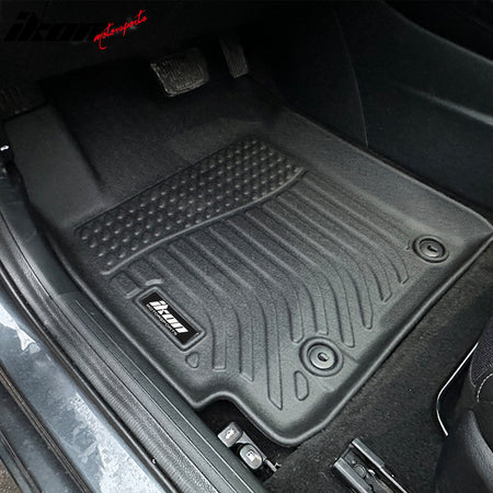 Fits 19-24 Kia Forte Non-Slip 3D Molded Floor Mats All Weather TPE Carpet 3PCS