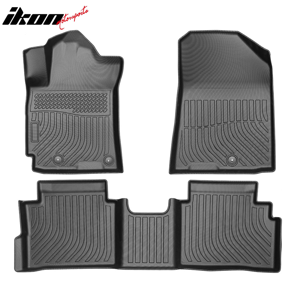 2019-2024 Kia Forte 3D Molded Floor Mats All Season Carpets TPE 3PCS