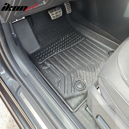 Fits 23-24 Kia Niro EV Floor Mats All Weather TPE 3D Carpets Liner Guard 3PC Set