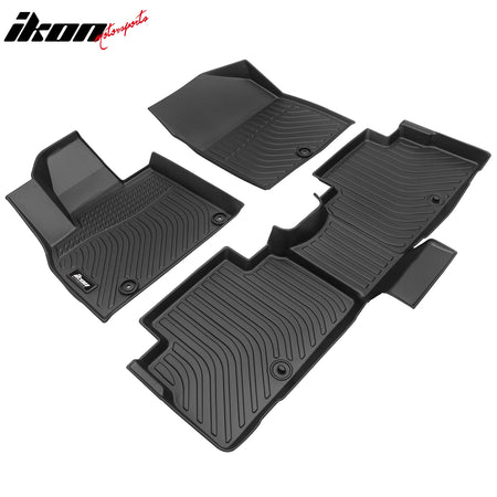 Fits 20-25 Kia Telluride 7 & 8 Seats Heavy Duty TPE Floor Mats 3D Liner Guard