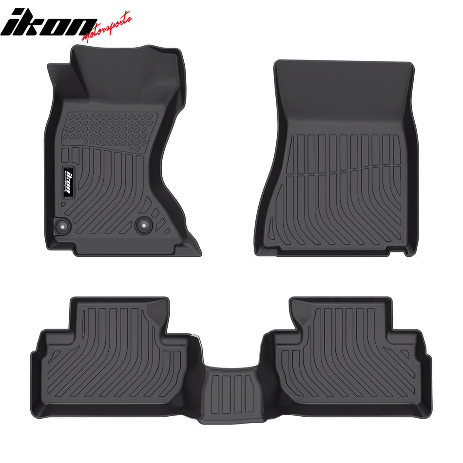 2006-2013 Lexus IS-Series IS250 IS350 IS F Sedan AWD 3D TPE All Weather Waterproof Anti-Slip Front Rear Interior Floor Mats Cargo Liner Carpets