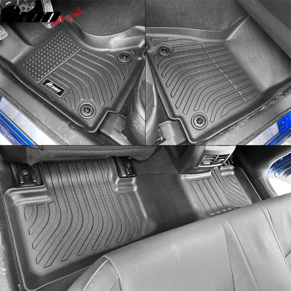 Fits 14-26 Lexus IS-Series Sedan AWD TPE All Weather 3D Floor Mats Liner Carpets