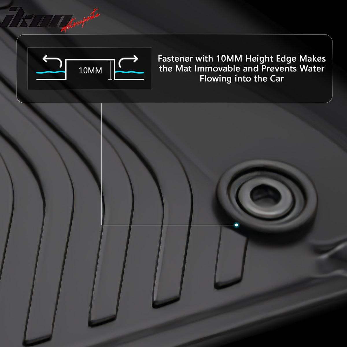 Fits 14-25 Lexus IS250 IS300 RWD Floor Mats TPE 3D Carpets All Weather Liner