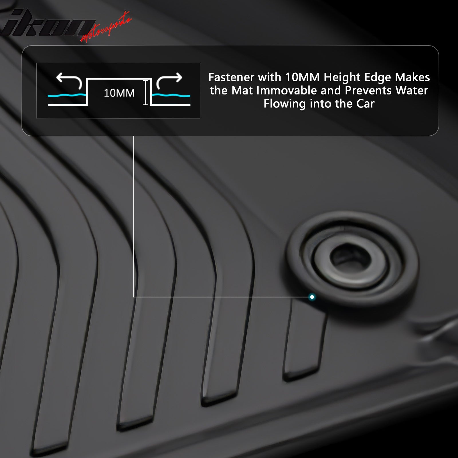 Fits 14-25 Lexus IS250 IS300 RWD Floor Mats TPE 3D Carpets All Weather Liner