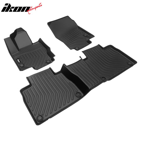 Fits 20-25 Benz GLE-Class Non-Slip 3D Molded Floor Mats All Weather TPE Carpets