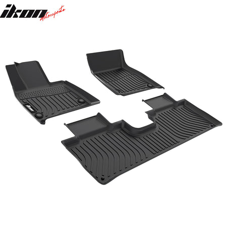 Fits 23-25 Benz X296 EQS SUV All Weather Waterproof 3D TPE Floor Mats Liners