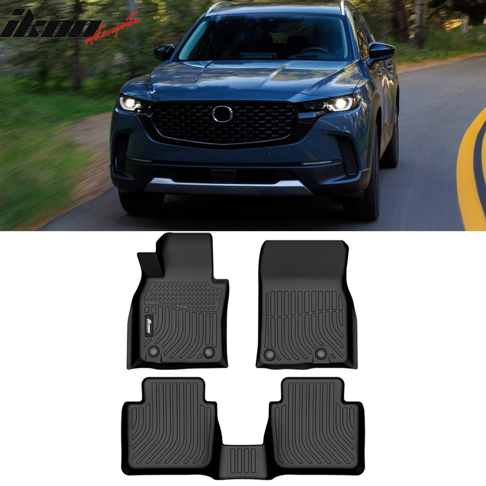 Floor Mat for 2023-2024 Mazda CX-50 All Weather 3D Molded Liner TPE