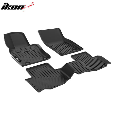 Fits 25 Mazda CX-70 24-25 CX-90 3D Floor Mats Heavy Duty Carpet Liners 3PC - TPE