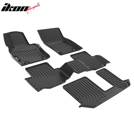 Fits 24-25 Mazda CX-90 & CX-90 PHEV 8-Passenger Floor Mats Heavy Duty Liners TPE