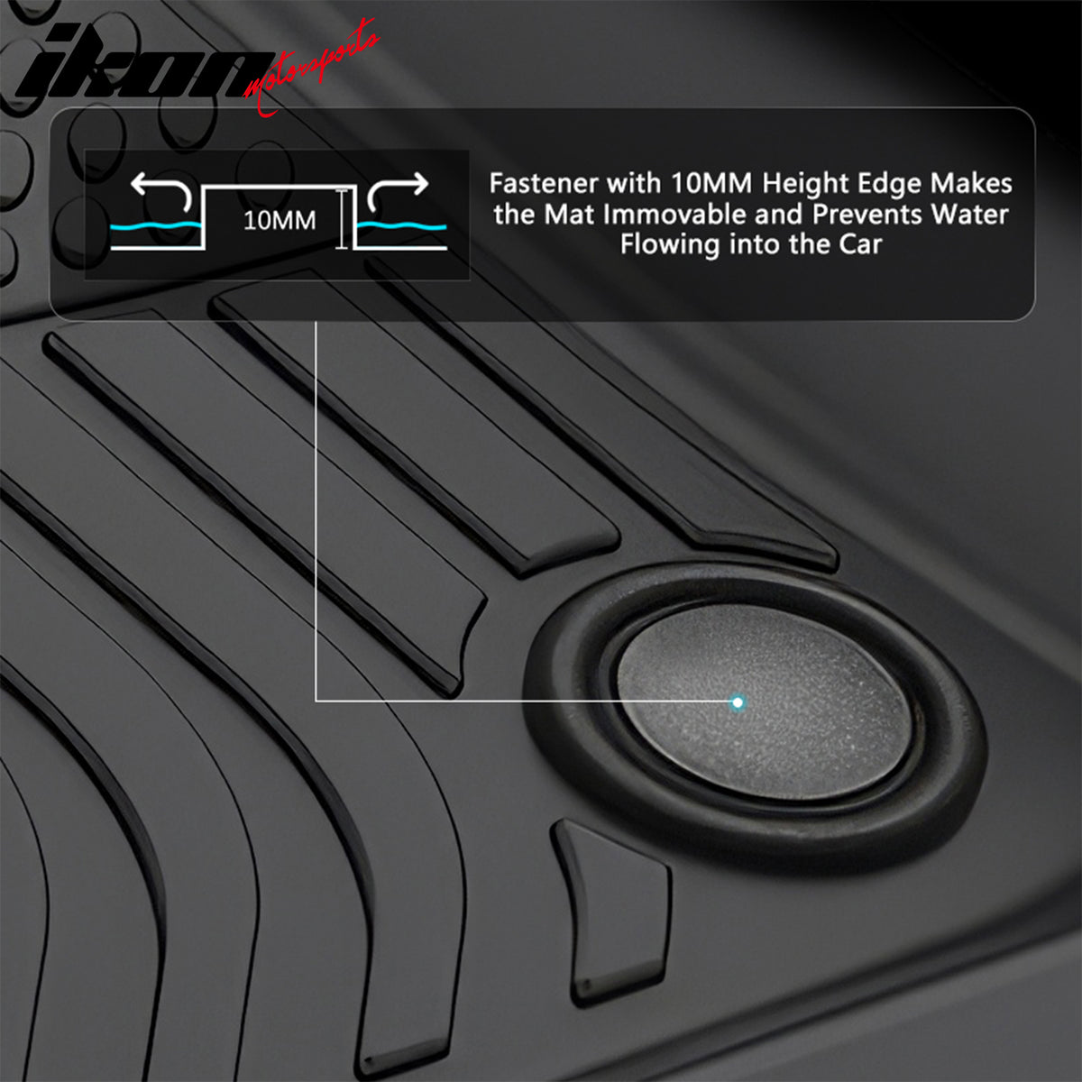 Fits 25 MINI Cooper F65 4-Door Hardtop TPE All Weather 3D Floor Mats Cargo Liner