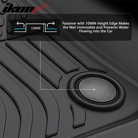 Fits 25 MINI Cooper F65 4-Door Hardtop TPE All Weather 3D Floor Mats Cargo Liner