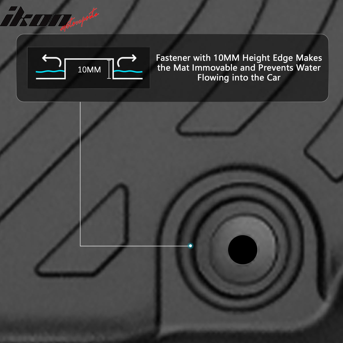 Fits 08-17 Mitsubishi Lancer TPE All Weather 3D Floor Mats Cargo Liner Carpets