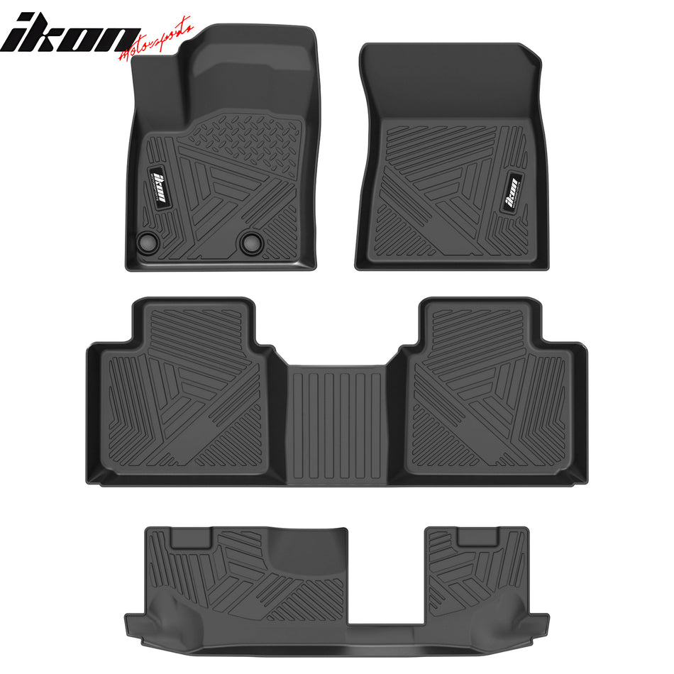 Floor Mats Carpets for Mitsubishi Outlander 2022-2026 All Weather 3D TPE