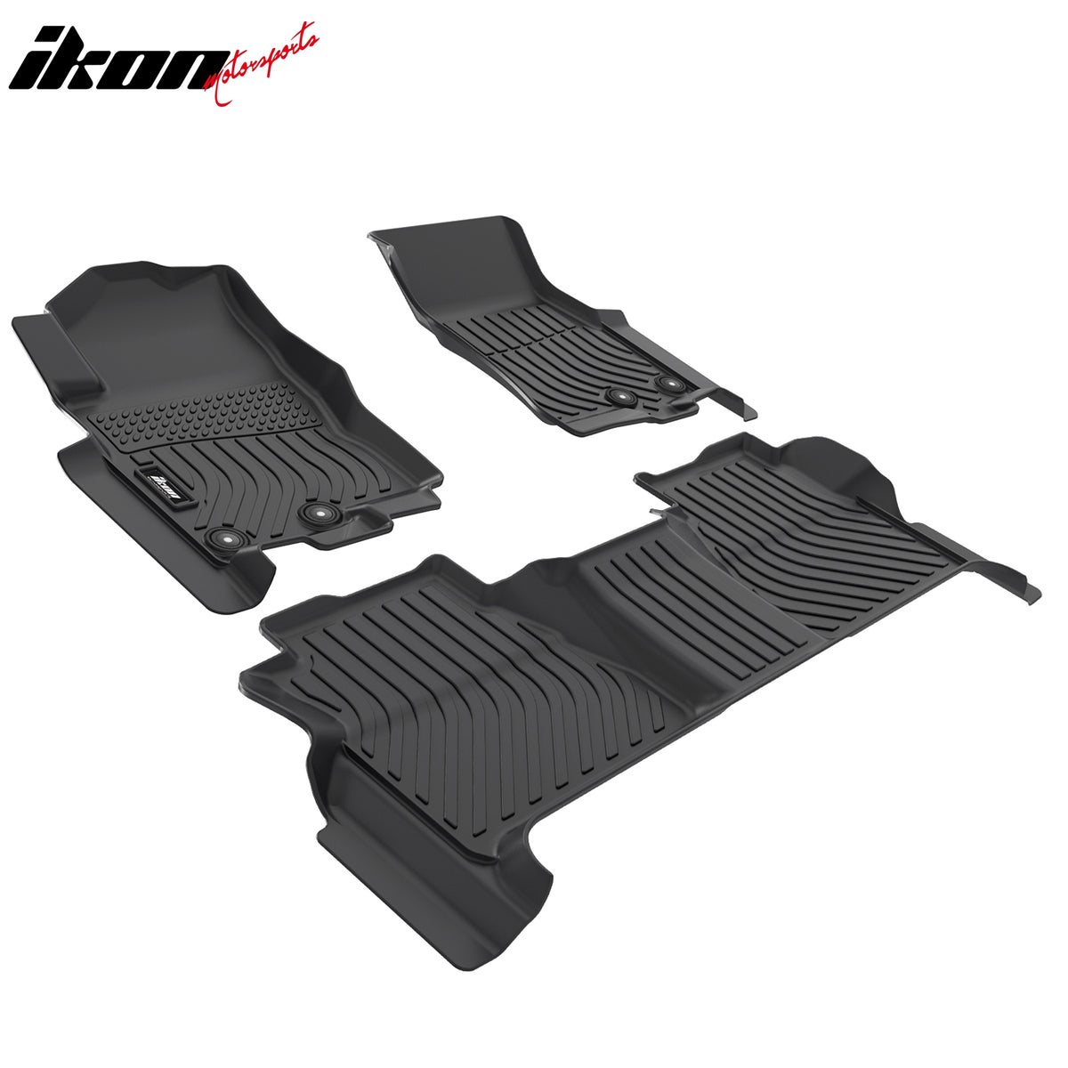 Fits 22-26 Nissan Frontier Crew Cab TPE Floor Mats Liners + 5Ft Truck Bed Mat