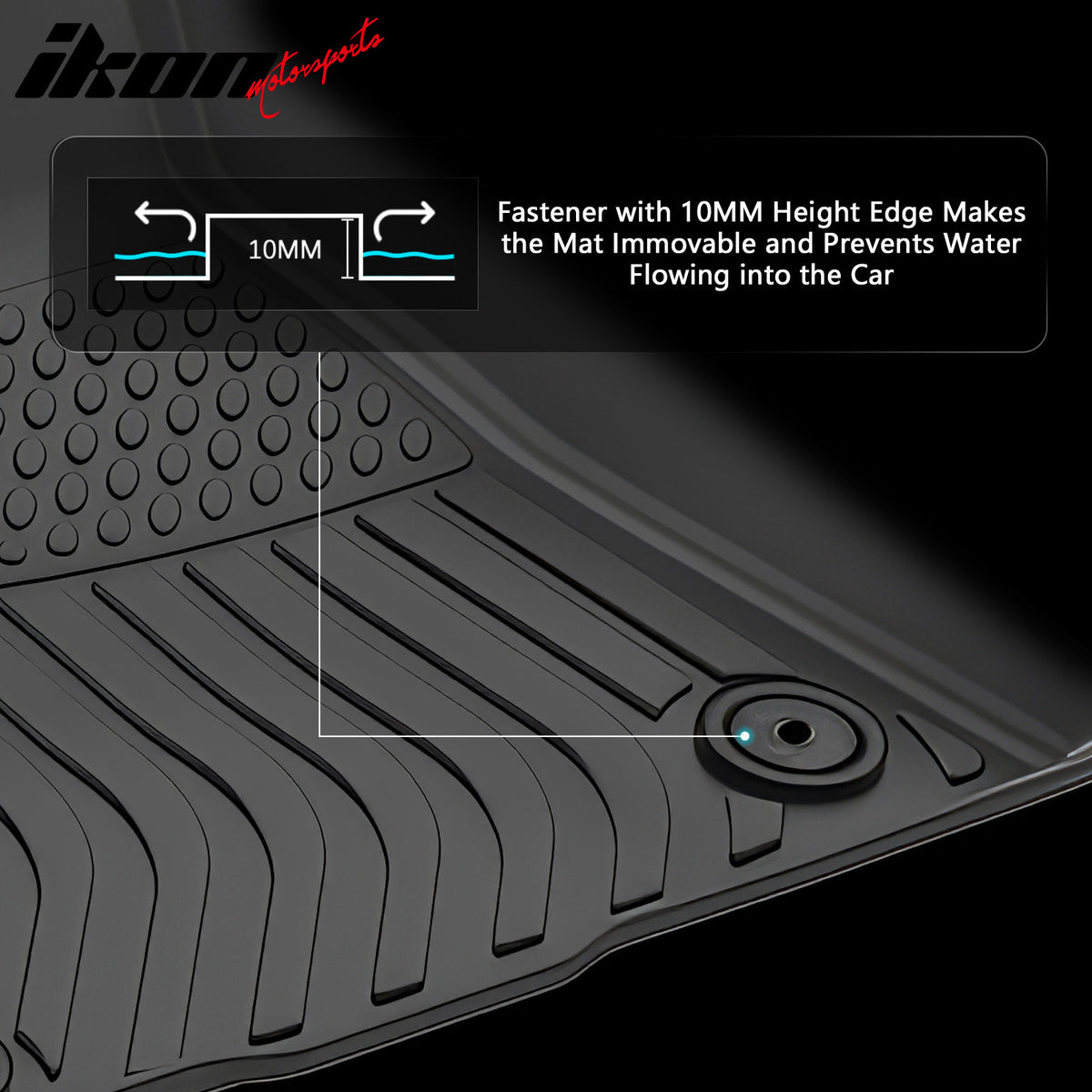 Fits 2025-2026 Nissan Murano TPE All Weather 3D Floor Mats Cargo Liner Carpets