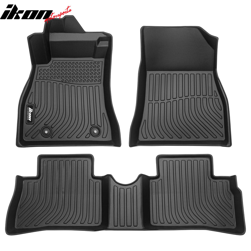 2011-2017 Nissan Juke 3D TPE All Weather Waterproof Anti-Slip Front Rear Driver Passenger Side Interior Floor Mats Cargo Liner Carpets