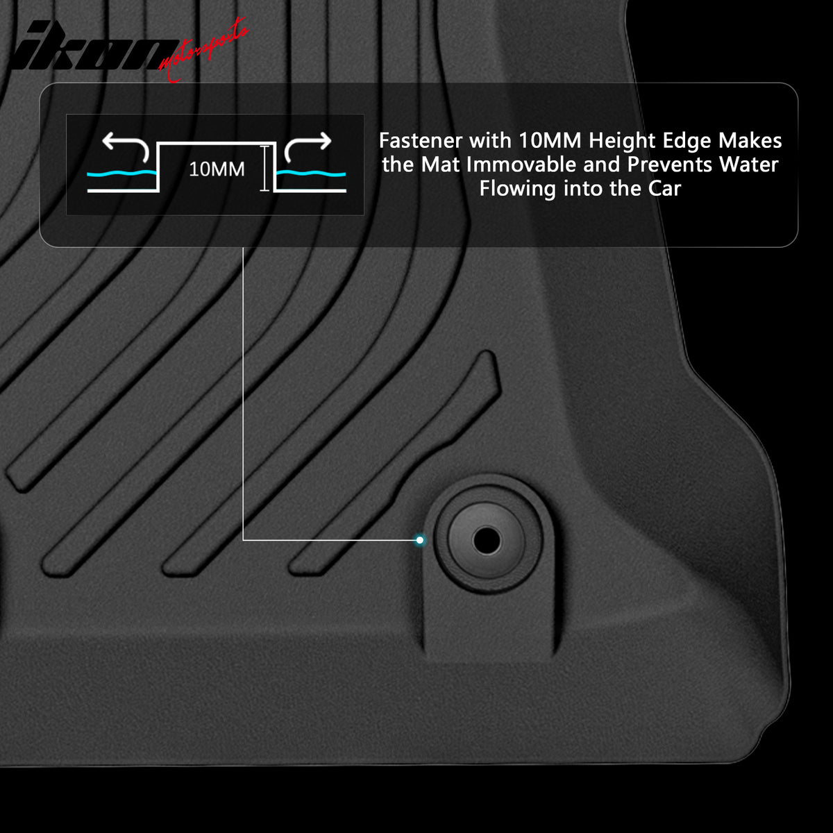 For 17-23 Impreza 18-23 Crosstrek 3D Anti-Slip Floor Mats All Weather TPE Carpet