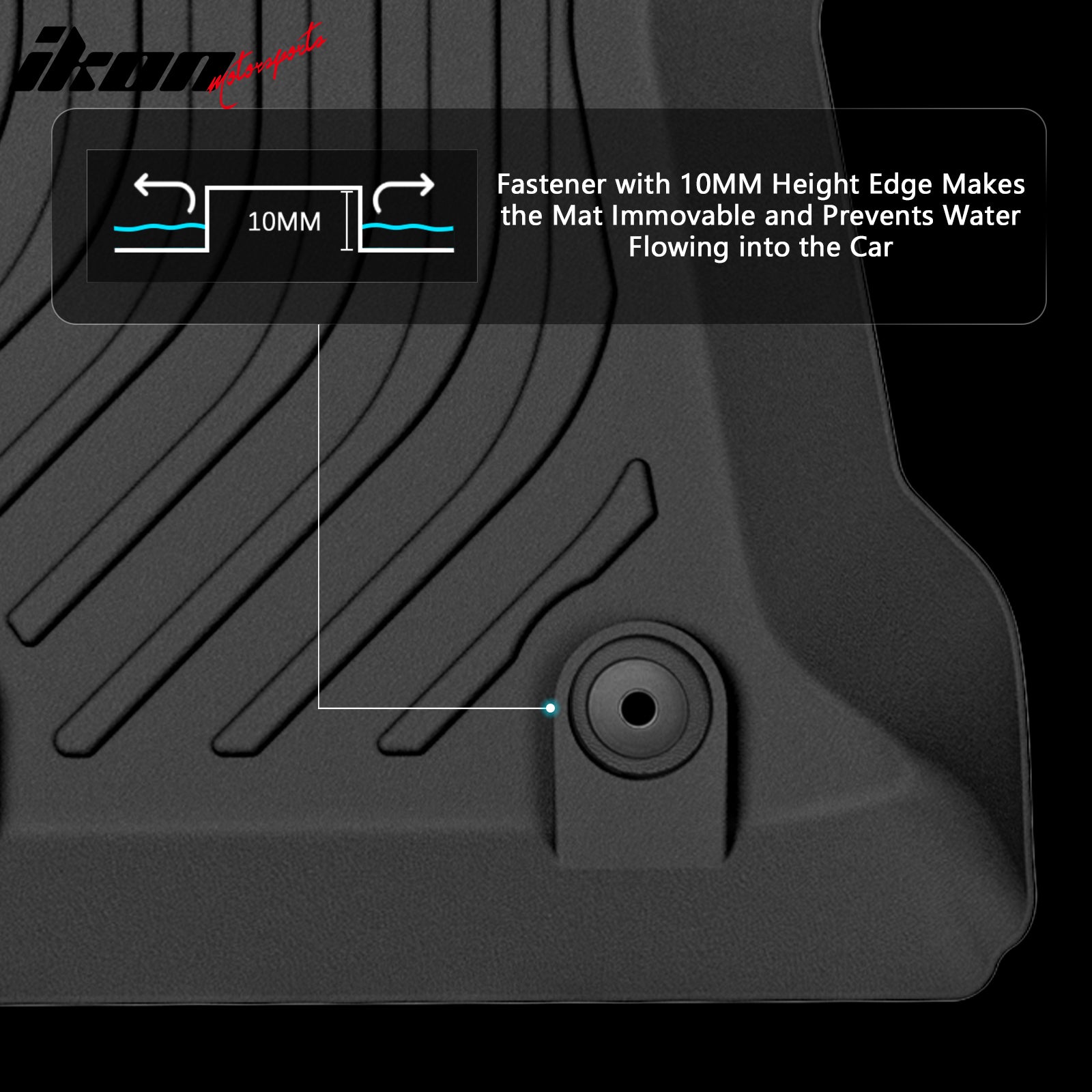 For 17-23 Impreza 18-23 Crosstrek 3D Anti-Slip Floor Mats All Weather TPE Carpet