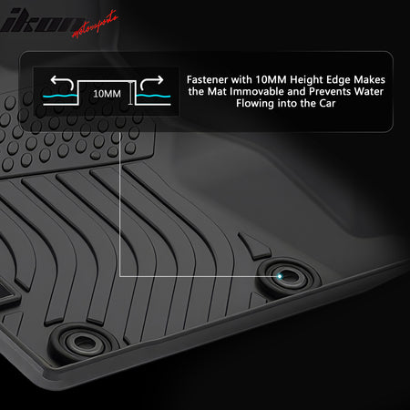 Fits 2026 Subaru Outback TPE All Weather Waterproof 3D Floor Mats Liner Carpets