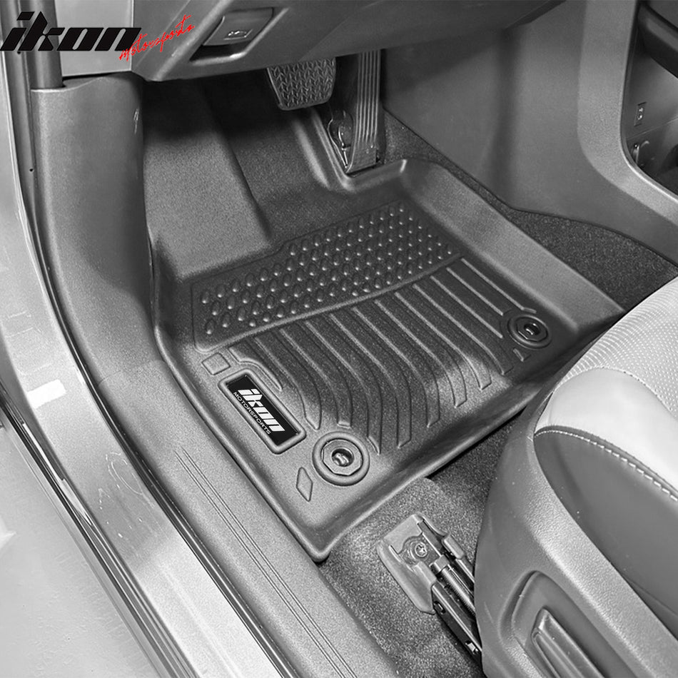 Fit 2026 Subaru Uncharted 3D TPE All Weather Floor Mats Black Liners 3PCS