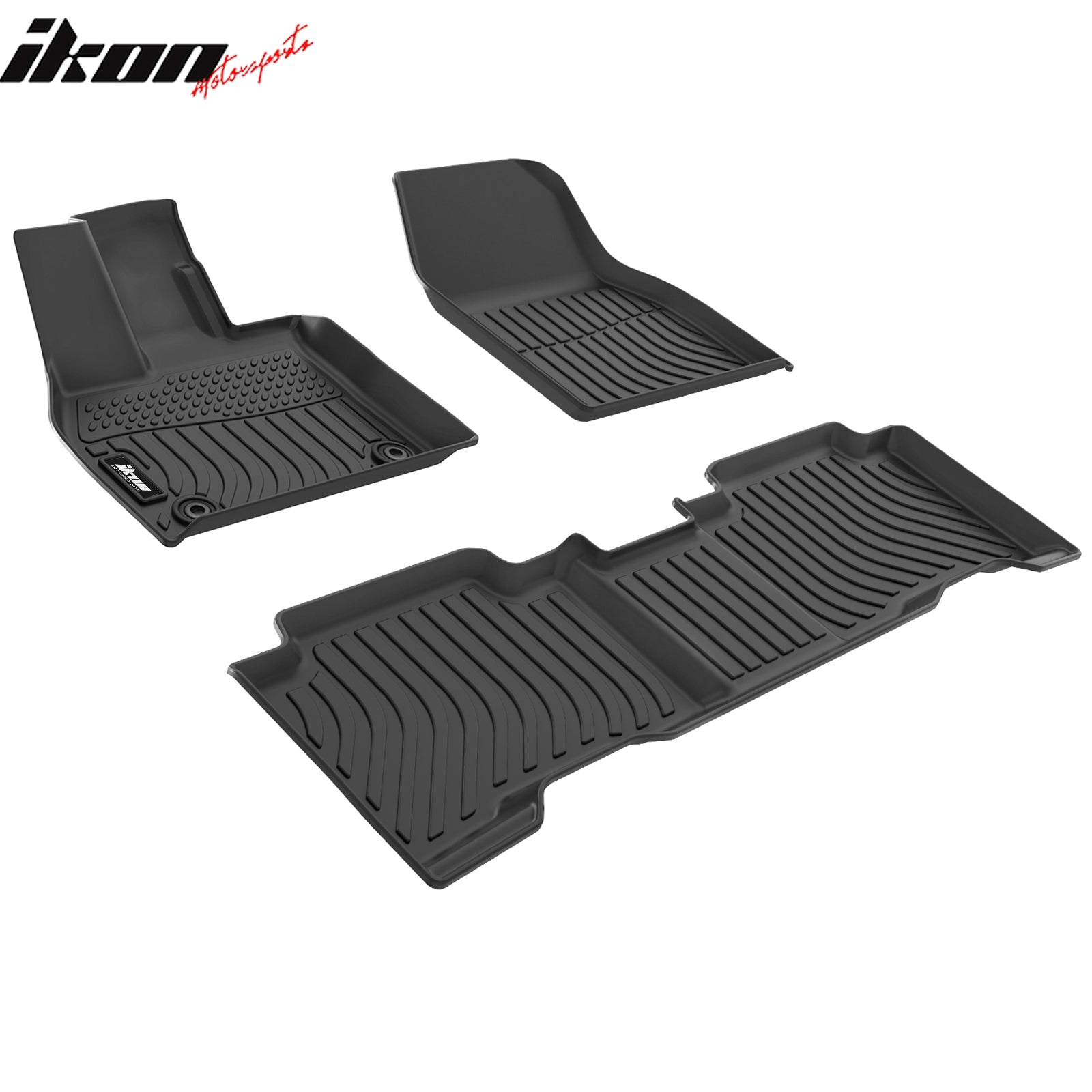 Fits 2026 Subaru Uncharted All Weather TPE Floor Mats 3PCS Front 2nd Row Liners