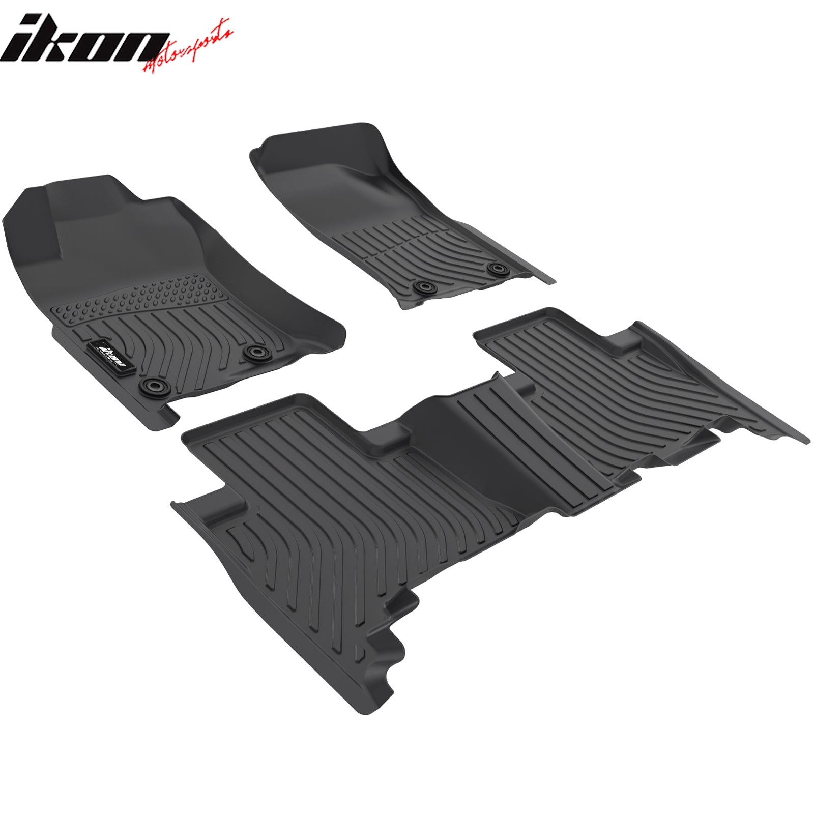 For 13-24 Toyota 4Runner & 14-23 Lexus GX460 Non-Slip Floor Mats All Weather TPE