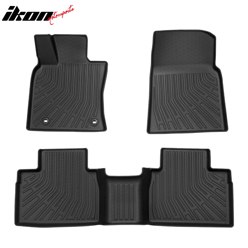 2025 Toyota Camry Hybrid 3D Molded Floor Mats All Season Carpets TPE