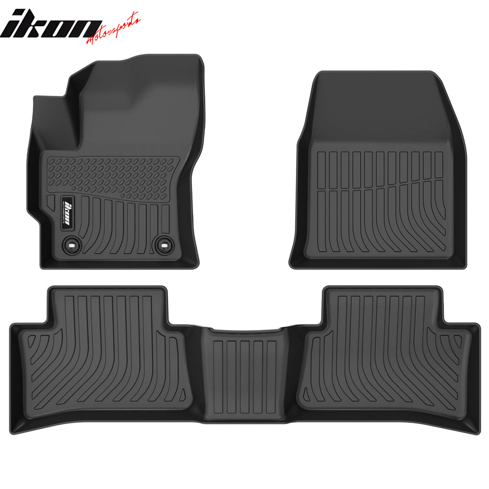 2022-2024 Corolla Cross FWD 3D TPE Floor Mats 1st 2nd Row Carpet 3PC