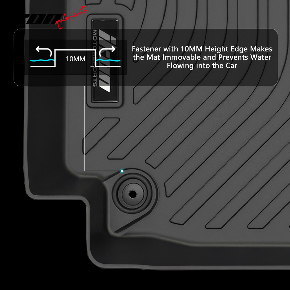 Fits 98-02 Toyota Corolla 3D TPE Floor Mats All Season Carpets + Window Visors
