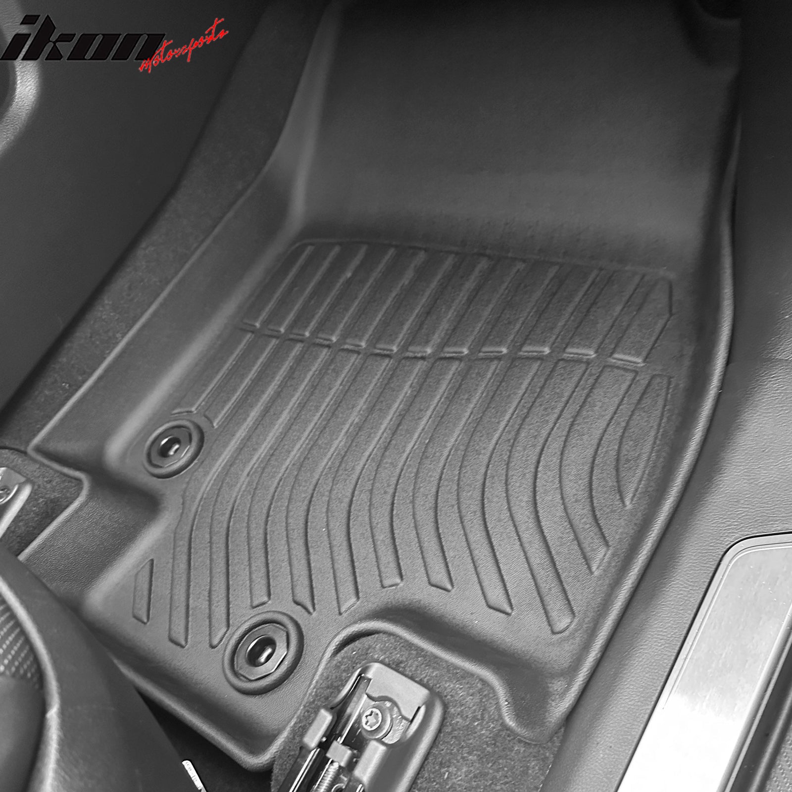 Fits 24-25 Toyota Grand Highlander 7 Seats 3D Floor Mats All Season Carpet - TPE