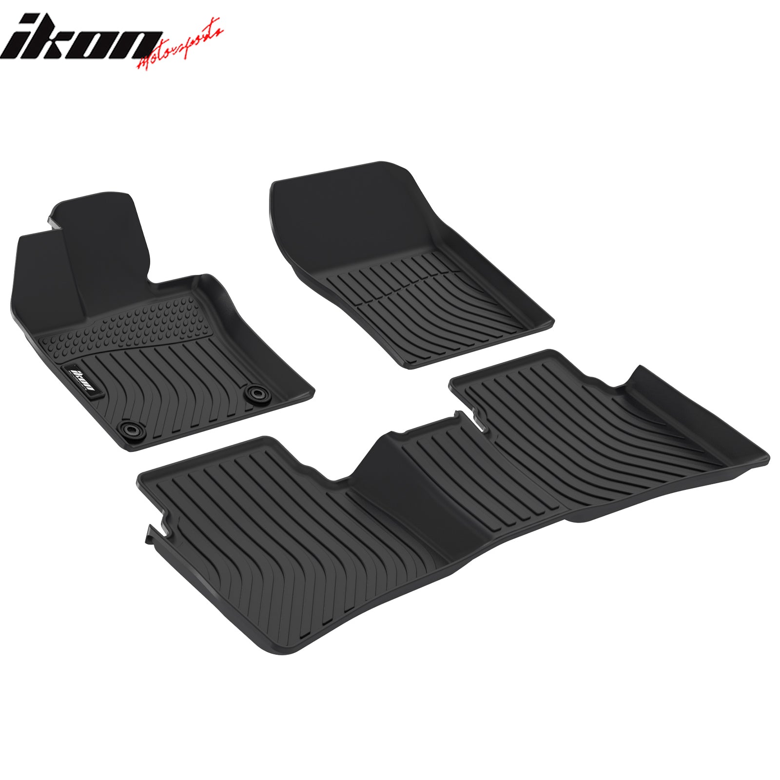 Fits 23-24 Toyota Prius Prime Anti-Slip Floor Mats All Weather TPE Carpet 3PCS