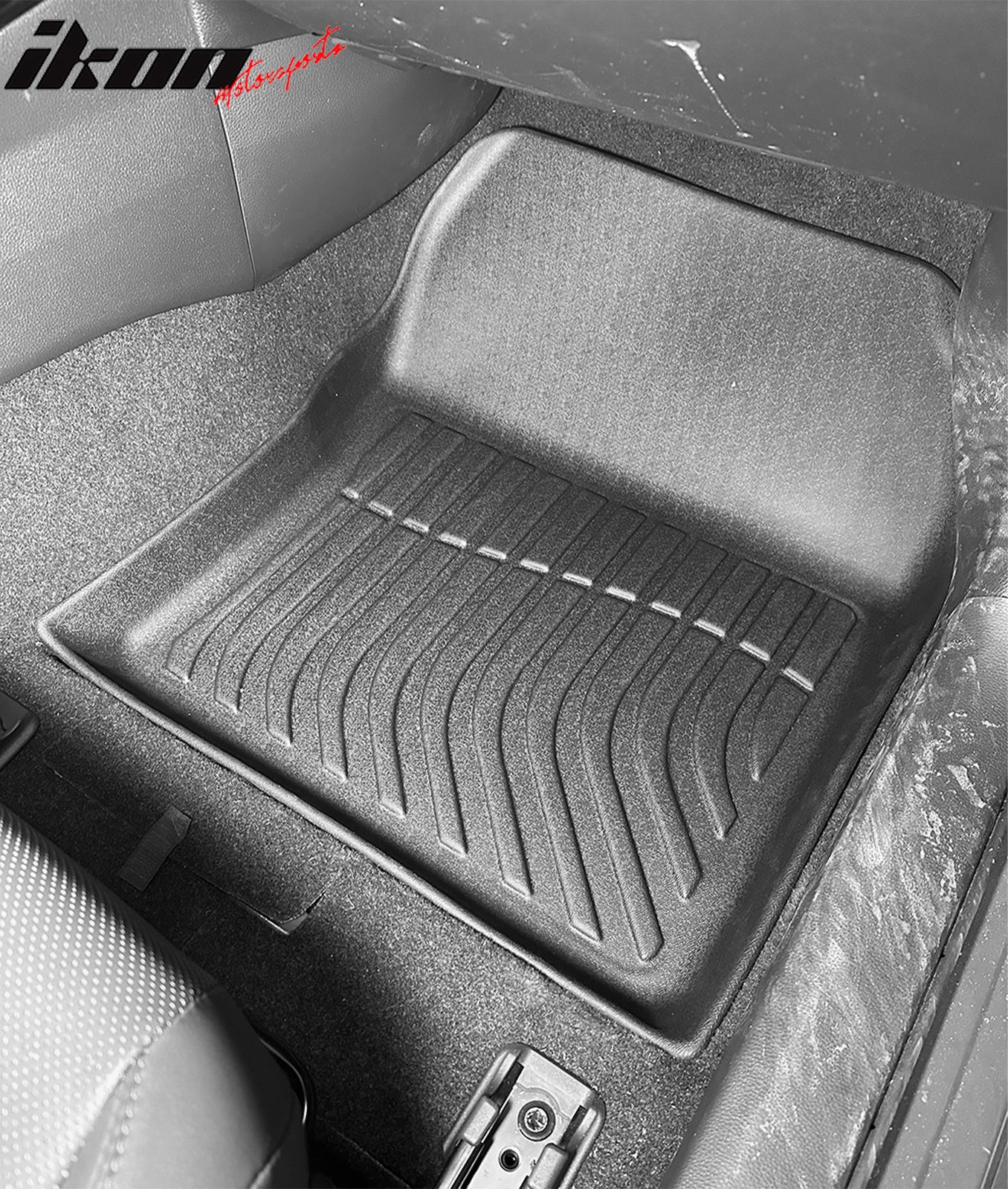 Fits 23-24 Toyota Prius Prime Anti-Slip Floor Mats All Weather TPE Carpet 3PCS