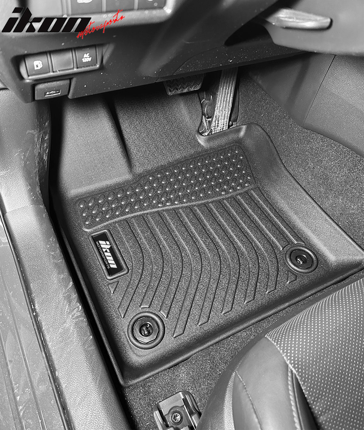 Fits 23-24 Toyota Prius Prime Anti-Slip Floor Mats All Weather TPE Carpet 3PCS