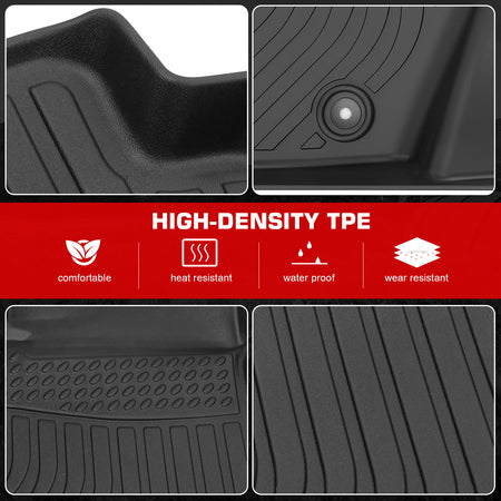 Fits 2001-2005 Toyota RAV4 3D TPE Floor Mats All Season Carpets + Window Visors