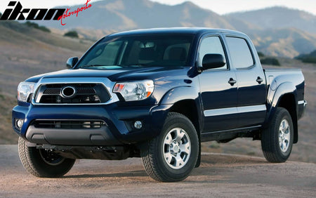 Fits 05-15 Toyota Tacoma Crew Cab 3D Anti-Slip Floor Mats All Weather TPE Carpet