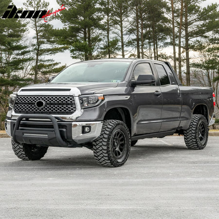 Fits 14-21 Toyota Tundra Double Cab Anti-Slip Floor Mats All Weather TPE Carpets