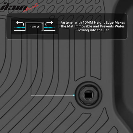 Fits 13-15 Toyota Venza TPE All Weather 3D Floor Mats Cargo Liner Carpets