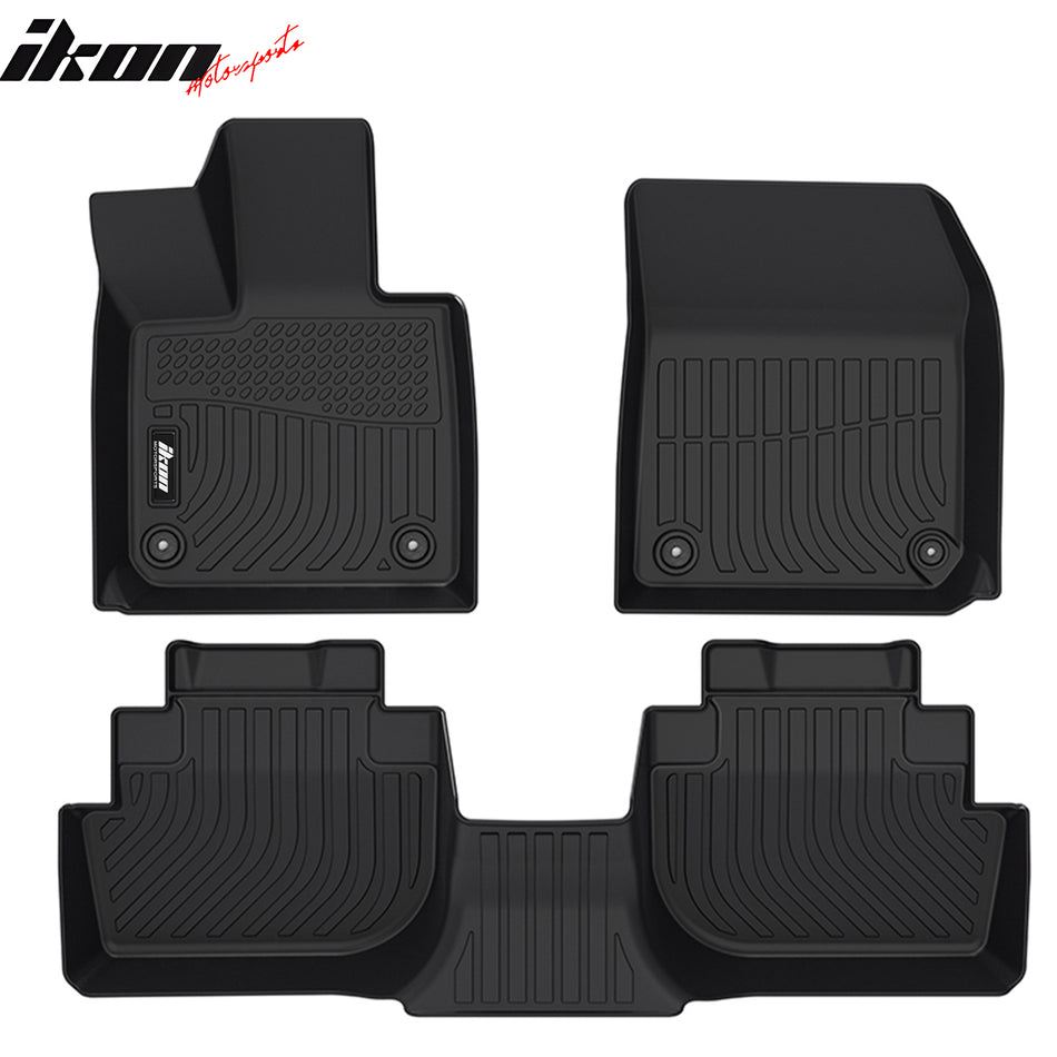 2023-2024 VinFast VF8 3D Molded TPE Floor Mats Front 2nd Row Liner 3PC