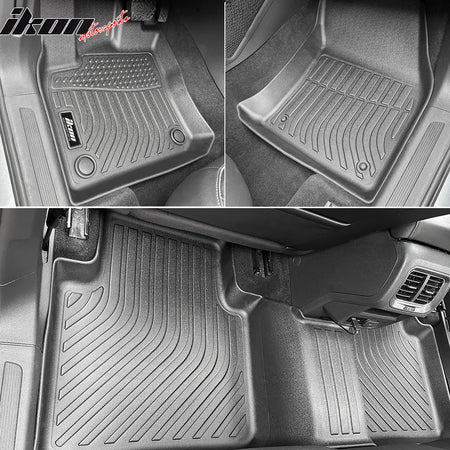 Fits 18-24 Volkswagen Tiguan 5/7 Seats 3D TPE All Season Floor Mats Carpets 3PCS