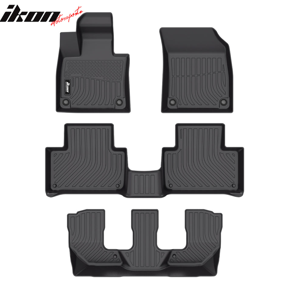 2016-2025 Volvo XC90 Recharge 7-Seat 3D All Weather Floor Mats TPE 4PC