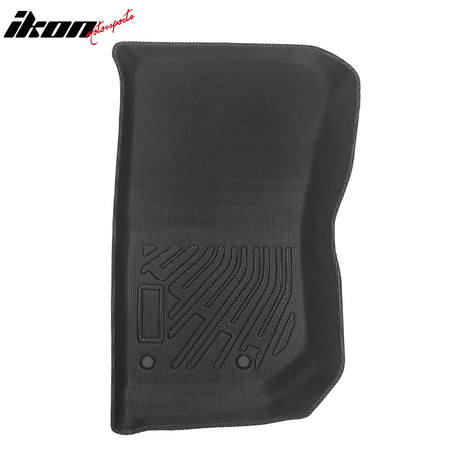 Fits 07–18 Jeep Wrangler JK 2DR 4DR Anti-Slip Floor Mats All Weather TPE Carpets