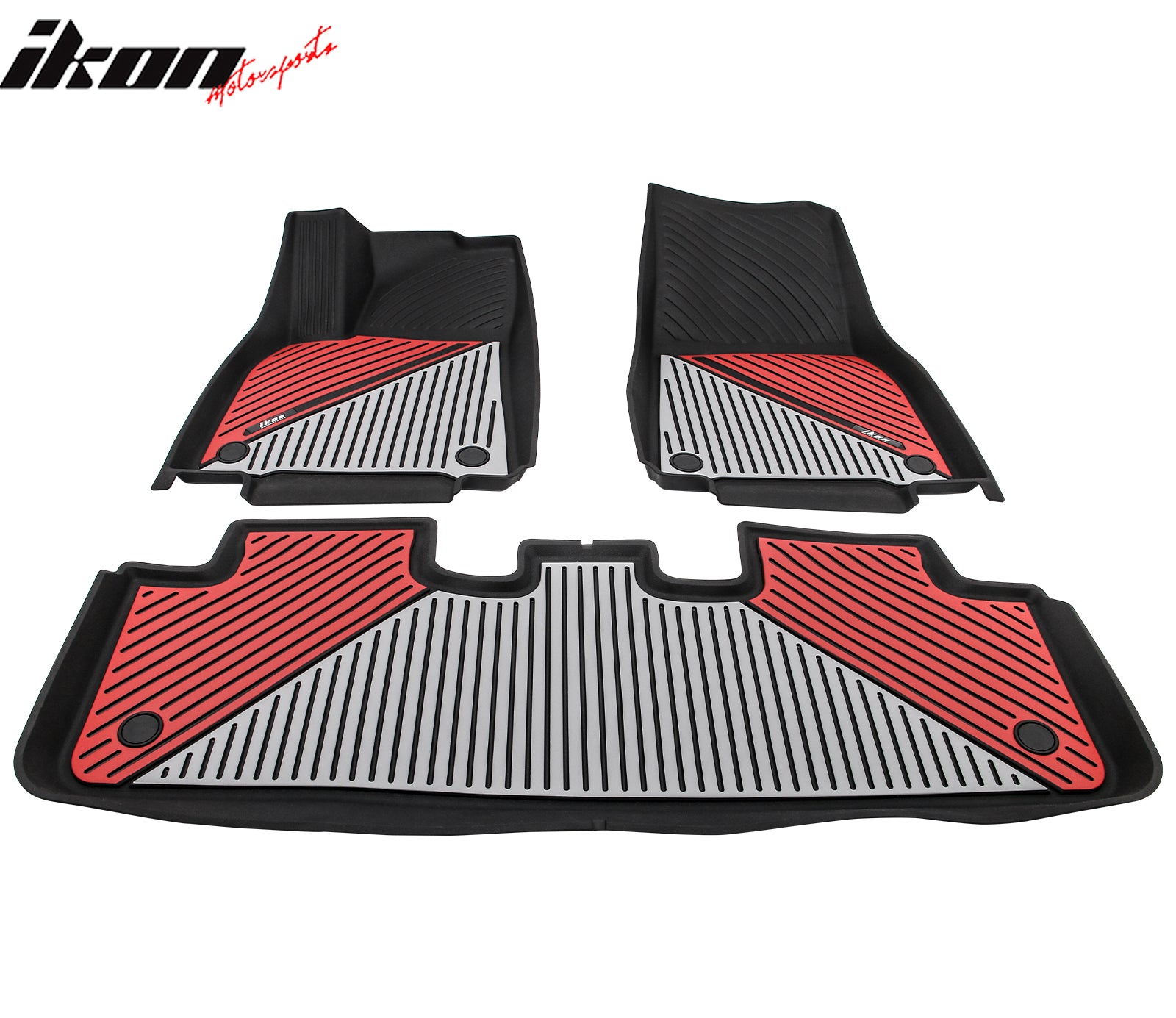 Fits 20-24 Tesla Model Y Floor Mats Carpet All Season Liners Black Gray Red TPE
