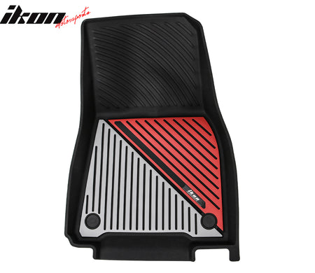 Fits 20-24 Tesla Model Y Floor Mats Carpet All Season Liners Black Gray Red TPE