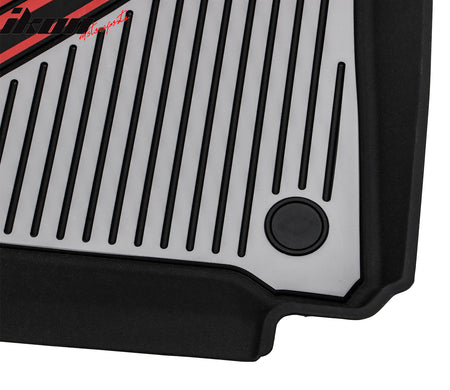Fits 20-24 Tesla Model Y Floor Mats Carpet All Season Liners Black Gray Red TPE
