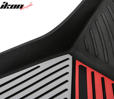 Fits 20-24 Tesla Model Y Floor Mats Carpet All Season Liners Black Gray Red TPE
