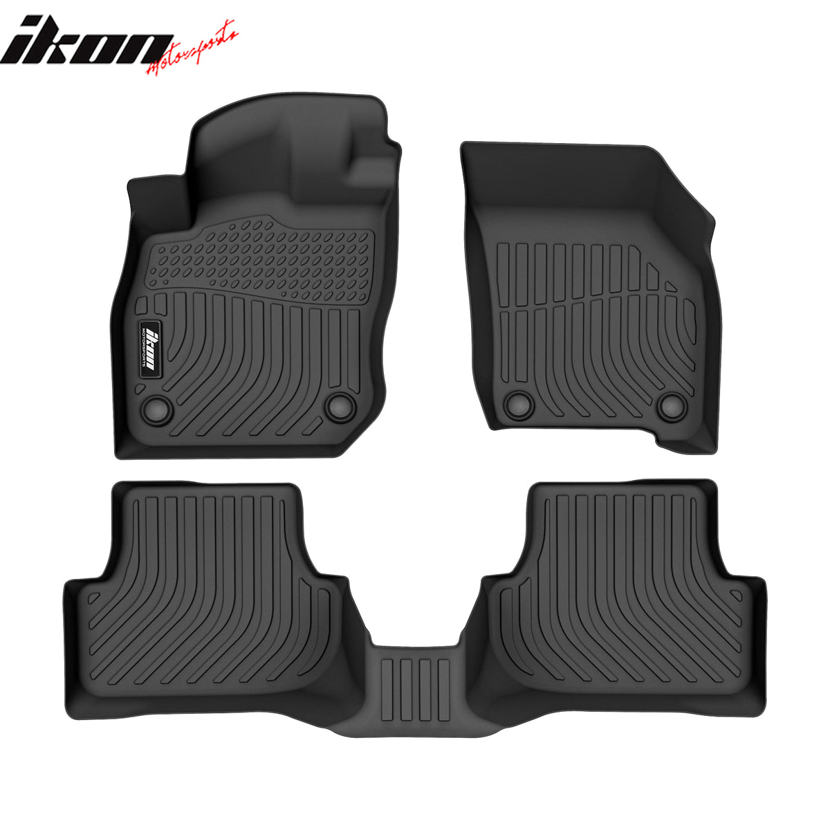 Fits 22-24 Audi A3 AWD TPE All Weather Waterproof 3D Floor Carpets + Trunk Mats