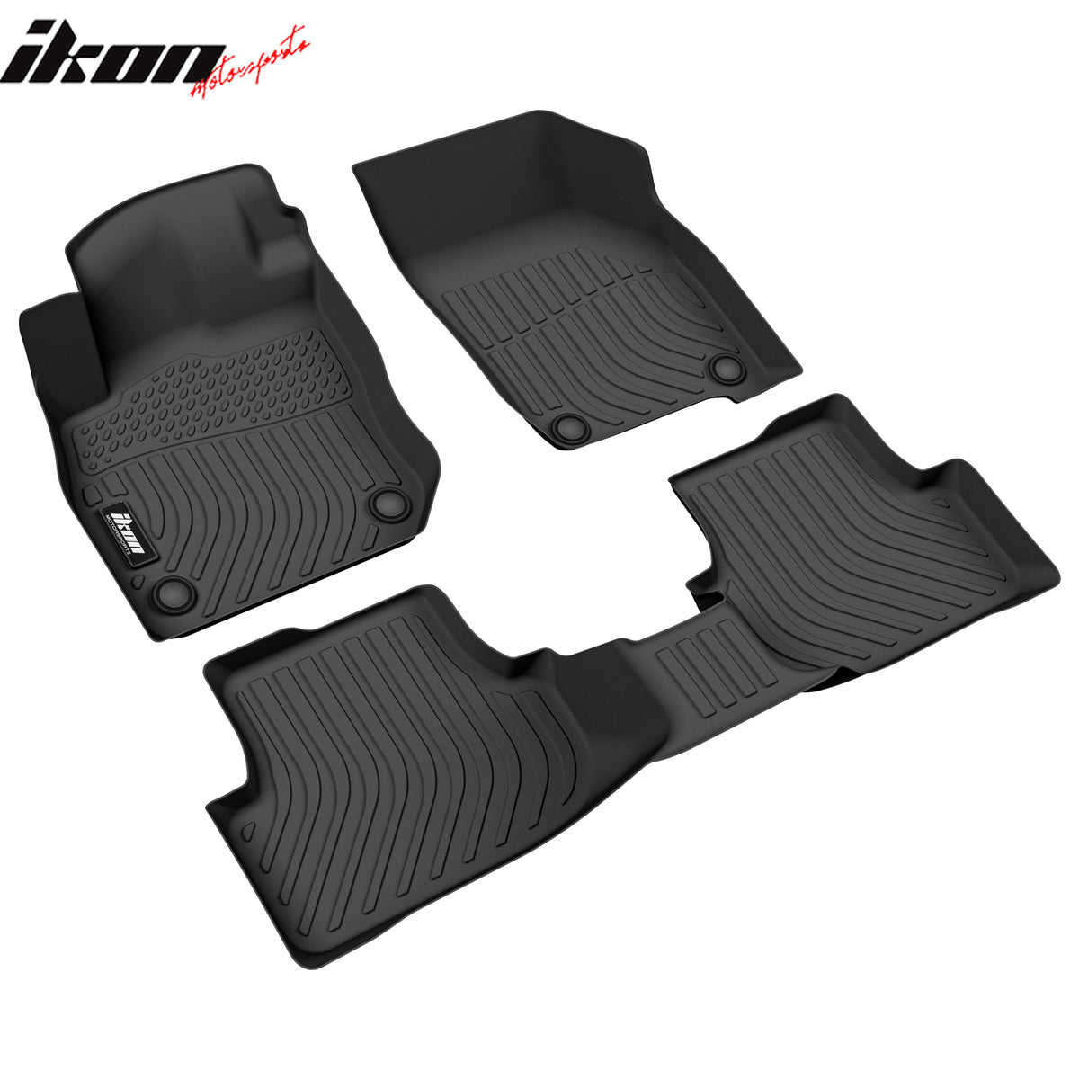 Fits 22-24 Audi A3 AWD TPE All Weather Waterproof 3D Floor Carpets + Trunk Mats