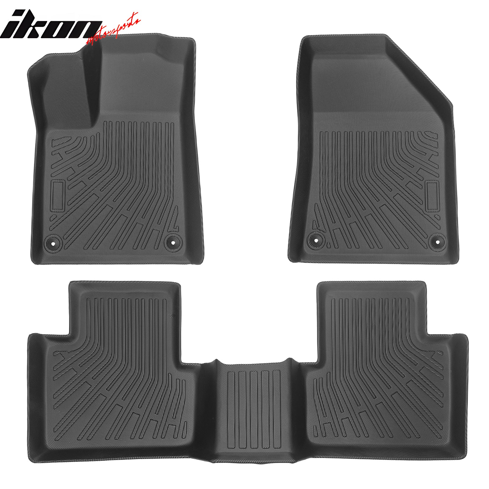 Fits 15-17 Chrysler 200 TPE All Weather Floor Mats Carpets+ Rear Trunk Mat Liner